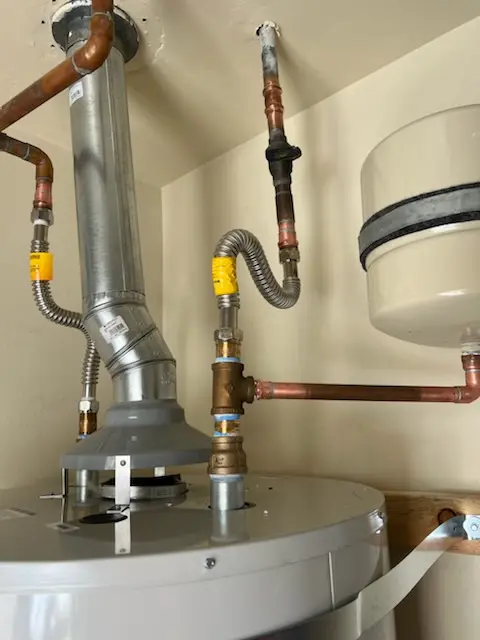 Water heater installation and plumbing repair in Anona